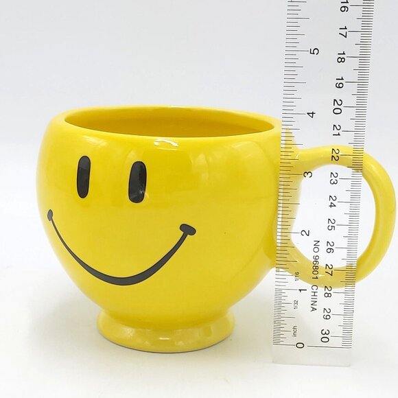 Teleflora Happy Face Yellow Footed Mug - Picture 6 of 6